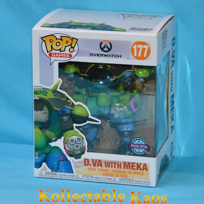 $39.95 • Buy Overwatch - Nano Cola D.Va With MEKA 15cm(6 ) Pop! Vinyl Figure (RS) #177