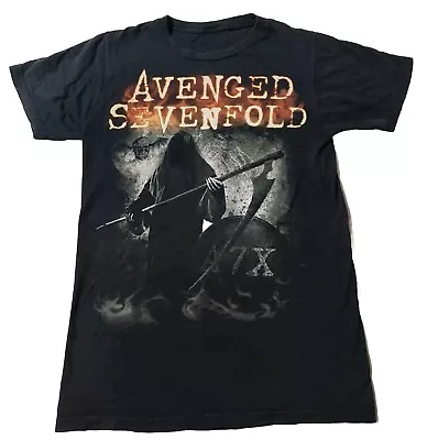 Avenged Sevenfold T-shirt Men's Size Small: 2013 A7x Grim Reaper Graphic • $18