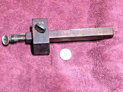 Vintage S.S. Norton Rosewood & Brass Mortise Gauge • $24.95