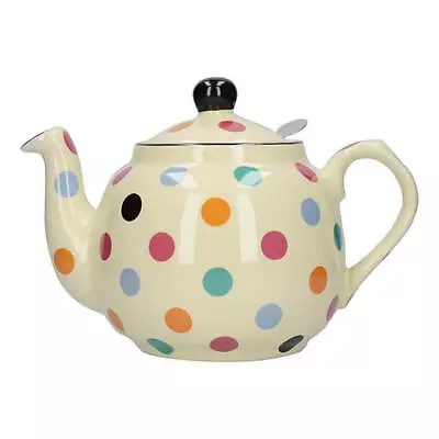 London Pottery Farmhouse Filter 4 Cup Teapot Multi Spot • £37.95