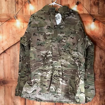 USGI Military US  Combat Uniform Coat Shirt Jacket Multicam OCP Large Long • $24.99