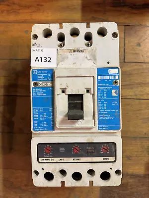 Cutler-Hammer KD3400F Circuit Breaker Frame 400 Amp 3 Pole 600 VAC • $299