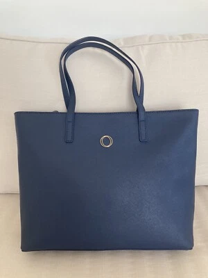$145 • Buy Oroton Saffiano Leather Metier Tote Slate Blue 