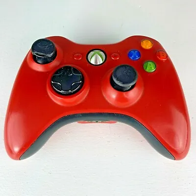 Genuine OEM Official Microsoft Xbox 360 Red Wireless Controller Resident Evil 5  • $30.53