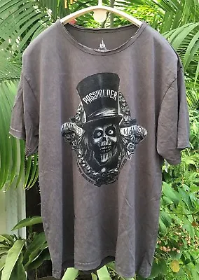 $26.99 • Buy Disney Parks Haunted Mansion AP Annual Passholder Hatbox Ghost T-Shirt Adult S