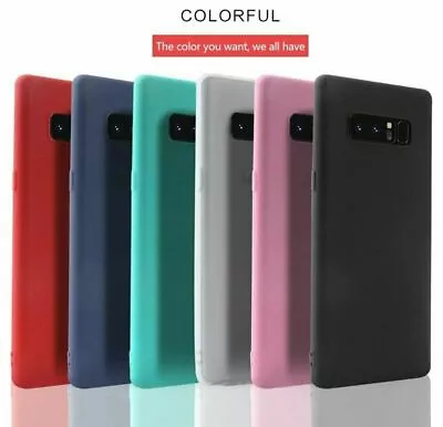 For Galaxy S21 S20 FE S10e S9+ S8 S7 Note 9 Ultra Thin Skin Matte TPU Case Cover • $6.25