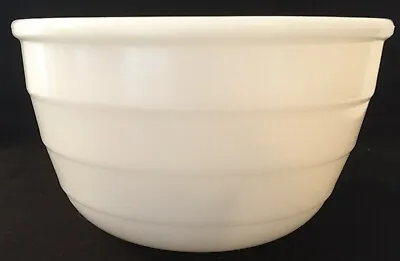 Vintage GE Milk Glass Ribbed Mixing Bowl For Stand Mixer • $11.99