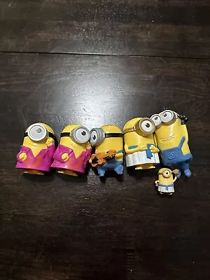 Despicable Me 2 McDonalds Happy Meal Toys Minions Lot Of 5 Collectible Figures • $8
