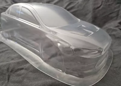 1/10 RC Car PC Clear 195mm Body Shell EVO X • £21.99