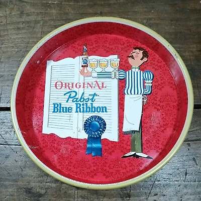 Pabst Blue Ribbon Tray Beer Vintage Long Arm Waiter Original • $59.99