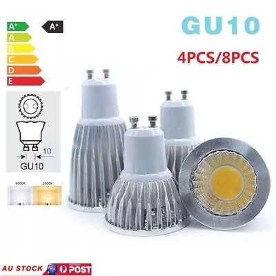 4/8PCS 85-265V GU10 9W 15W LED Light Globe Bulbs Spotlight COB Lamp Downlight • $4.74