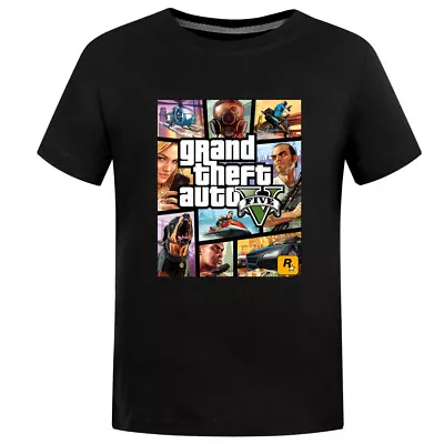 Grand Theft Auto V GTA 5 Youth Adult Men T-Shirt 100% Cotton AU Shop • $27