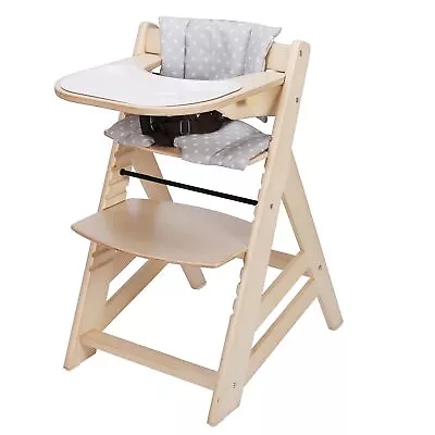 Criblike Wooden High Chair Convertible Feeding Chair For Babies And Toddlers... • $168.32