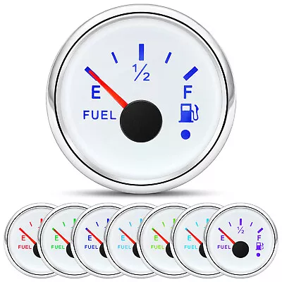 2  52MM Universal Gas Fuel Level Gauge 240-33ohm 7 Colors For Marine Boat Car US • $19.57