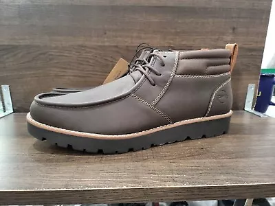 Weatherproof Vintage Men's Faux-Leather Chukka Boot Brown 13 M   Chester Lace • $15.30