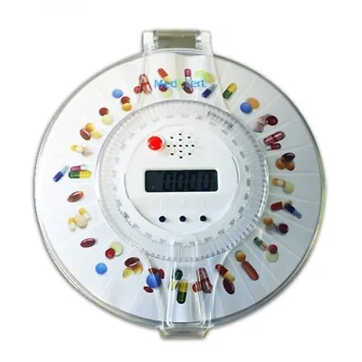 £67.99 • Buy Med-E-Lert 28 Day Premium Automatic Electronic Lockable Pill Organiser Dispenser