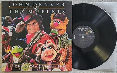John Denver And The Muppets  A Christmas Together 1979 LP AFL1-3451 VG Vinyl Rec • $19.95