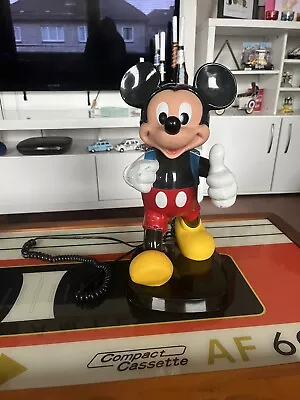 Mickey Mouse Tyco Telephone Vintage  Traveling Backpack Phone • £10