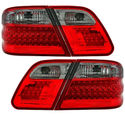 Tail Lights For Mercedes W210 E-CLASS 1995-2002 Red Smoke LED WorldWide Free Shi • $308.66