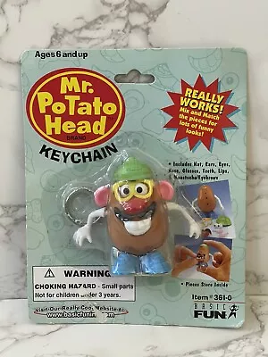 VTG Mr Potato Head Keychain Really Works Basic Fun 361-0 New Sealed • $14.99