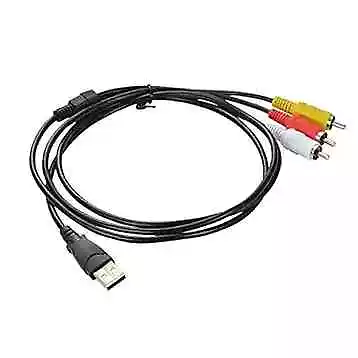 USB To 3 RCA AV A/V TV Adapter Cord Cable ForTV/Mac/PC/Video  • $11.63