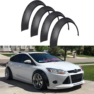 Fender Flares Extra Wide Body Kit Wheel Arches For Ford Focus ST SE MK3 MK4 • $99.29