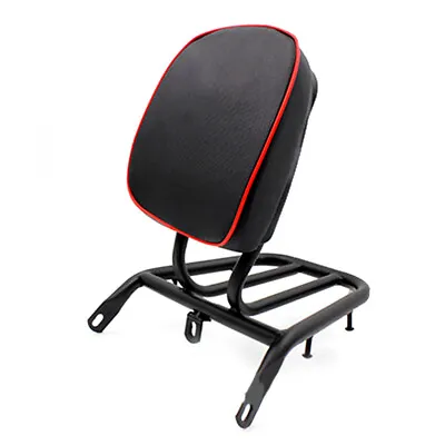 $60.74 • Buy US Detachable Sissy Bar Motorcycle Backrest Rear Shelf Luggage Rack Assembly
