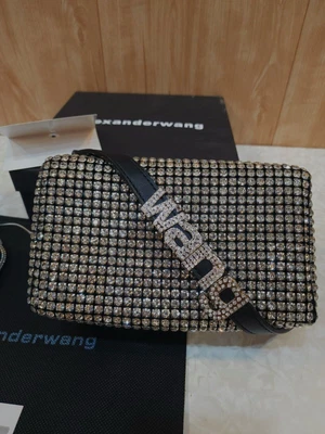 $174.92 • Buy Alexander Wang Heiress Pouch Rhinestone Mesh Women Top Handle Wang Latter Bag
