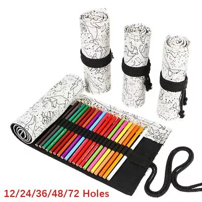 Makeup Brush Storage Pen Bag Roll Up Pouch  Students Gift • $12.20