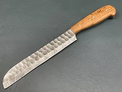 Handmade HAND FORGED DAMASCUS STEEL CHEF KNIFE Professional Kitchen Chef W/S • $27.49