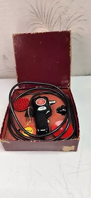 Vintage WAHL Hand-E Vibrator Massager With Attachments And Case Works • $49.95