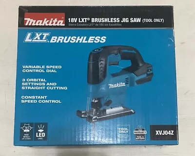 Makita XVJ04Z 18V LXT Lithium-Ion Brushless Cordless Jig Saw - Bare Tool • $184.79