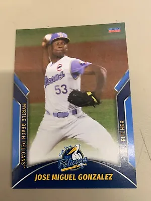 Jose Miguel Gonzalez 2022 Myrtle Beach Pelicans Team Card • $3.71