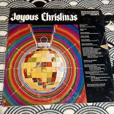 VINTAGE Vinyl LP Joyous Christmas On Columbia Records C 1183 • $5.99