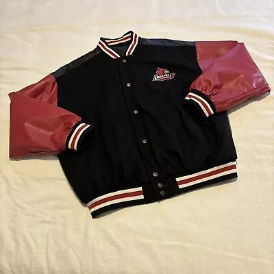 Vintage Steve & Barry’s Louisville Cardinals Varsity Jacket Size XL READ • $69.99