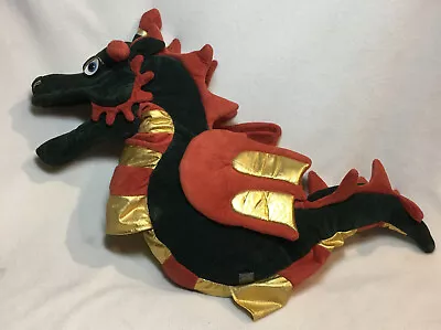 Hard To Find Melissa & Doug 24  DRAGON Puppet With Gold Fabric Accents • $24.99