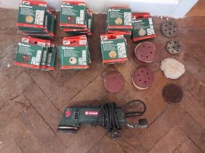 £220 • Buy Metabo SXE 400 Sander In Working Order With Over 280 Sanding Discs