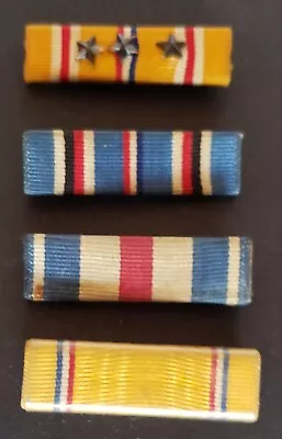 WWII Asiatic-Pacific W Stars American American Defense Ribbon Bar • $12