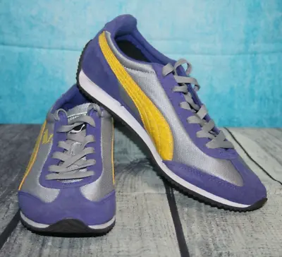 $22.48 • Buy Puma Womens SF 77 Hologram Gray Purple Running Shoes Sneakers Size 7 Org. Box