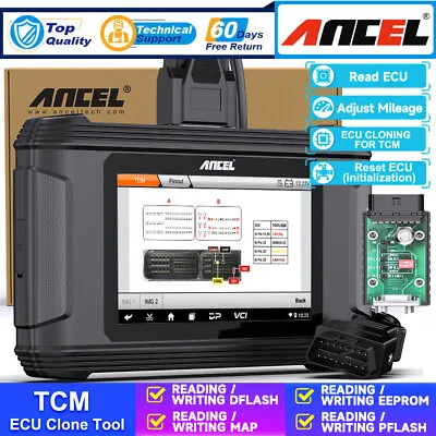 ANCEL EC500 Automotive Car TCM ECU Flashing Cloning Reset Initialization Scanner • $870.99