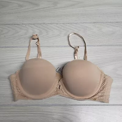 Vassarette Bra 36B Beige Heavenly Ultra Soft Underwire Lightly Lined 115371 • $8