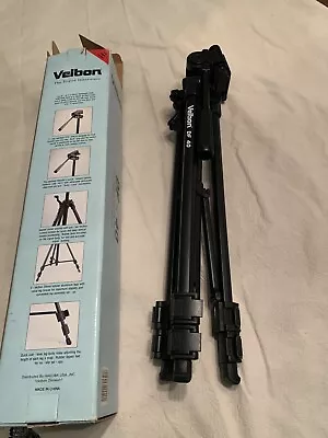 Velbon DF 40 Tripod Dual Function For Photo & Video Cameras Lightweight NEW • $20