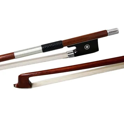 High Quality 4/4 Violin Bow A Grade Pernambuco Wood Stick Silver Parts/Wrap • $149.99