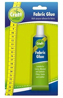 Extra Strong Fabric Glue Textile Adhesive Hemming Craft Bonds Sew Sewing Cloth • £2.94