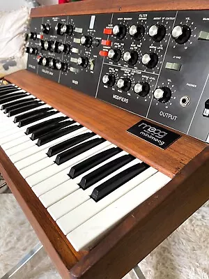 Moog Minimoog Model 204D 1972 USA Analog Synth Plus Kenton CV Gate-Midi And Case • $11100