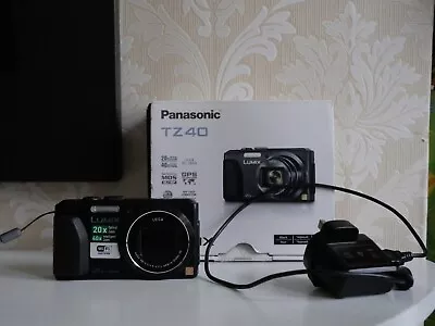 Panasonic LUMIX DMC-TZ40 18.1 MP Digital Camera - Black With LCD Screen Shade  • £89.95