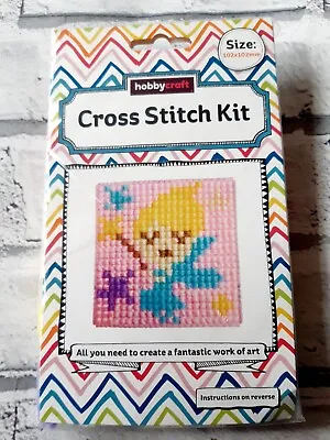£3.99 • Buy Traditional Cross Stitch Kit For Kids Children 102x102mm Fairy New