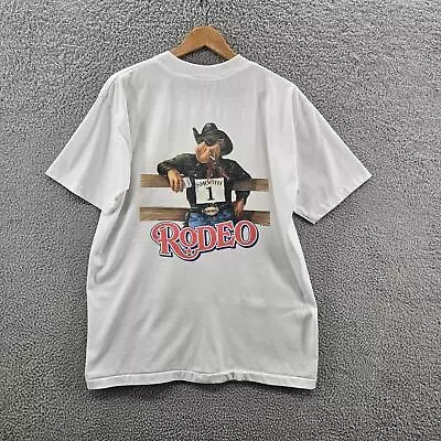 Vintage Camel Smokin Joe RODEO Shirt 1993 All Size S-3XL White Tee • $21.99