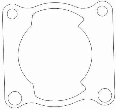 1977-1981 Yamaha YZ 100 IT 125 MX 175 Cylinder Barrel Base Gasket 18G-11351 • $11.44