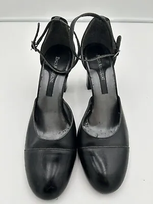 Enzo Angiolini Heels Black Women’s Mary Jane’s Leather Size 10 • $18.50